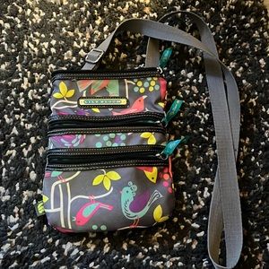 Lily bloom cross body with birds